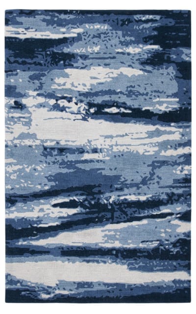 Metro Met650M Blue - Ivory Area Rug