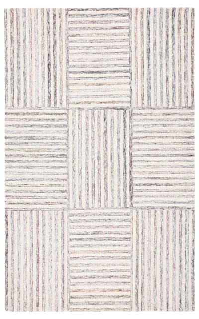 Metro Met858Q Red - Ivory Area Rug