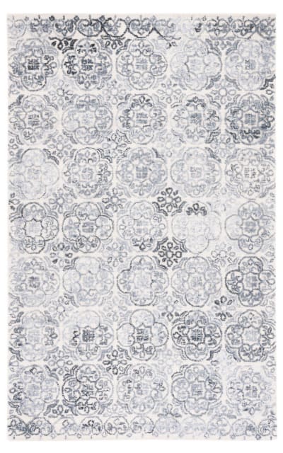 Metro Met873F Ivory - Grey Area Rug