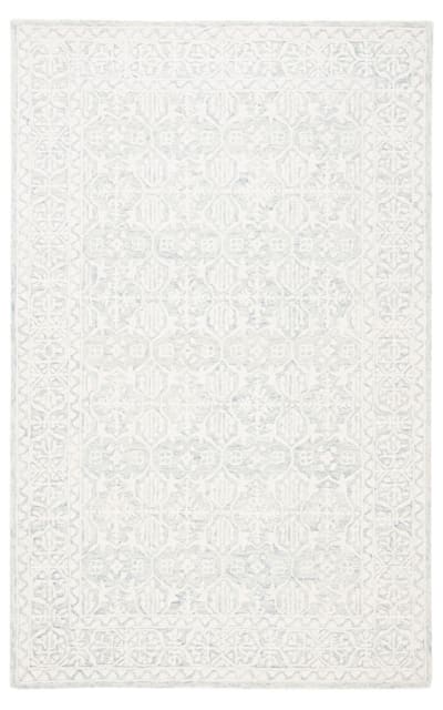 Metro Met903G Light Grey - Ivory Area Rug