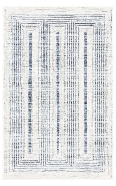 Metro Met991H Dark Grey - Ivory Area Rug