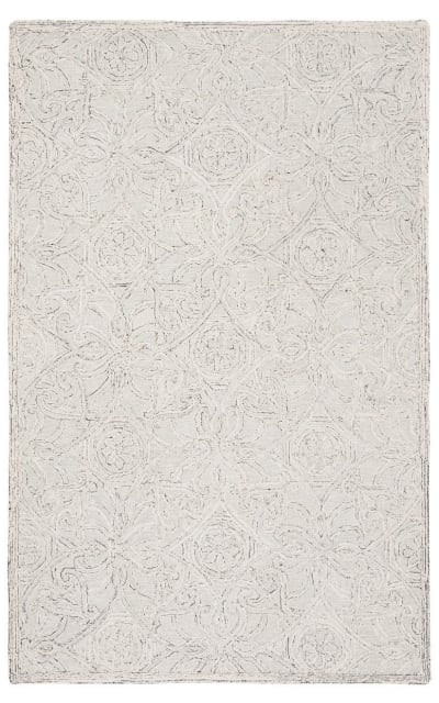 Micro-Loop Mlp152F Grey - Ivory Area Rug