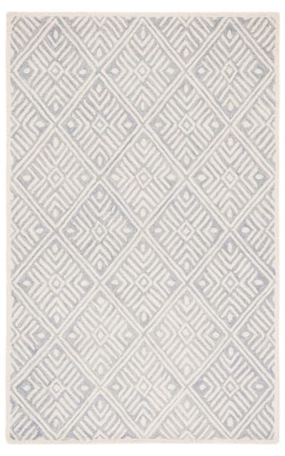 Micro-Loop Mlp262F Grey - Ivory Area Rug