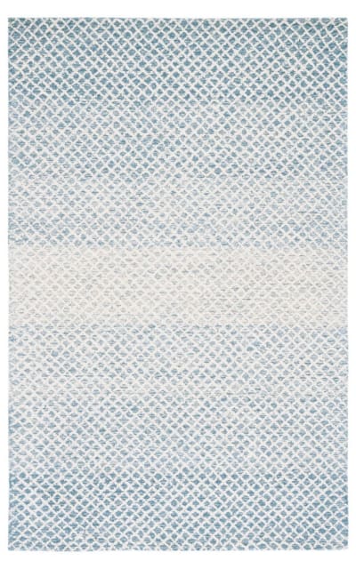 Micro-Loop Mlp353M Blue - Ivory Area Rug