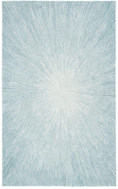 Micro-Loop Mlp676J Aqua Area Rug