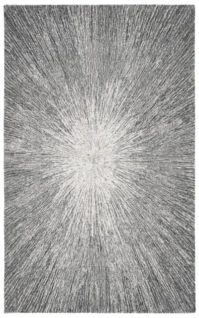 Micro-Loop Mlp676Z Charcoal - Grey Area Rug