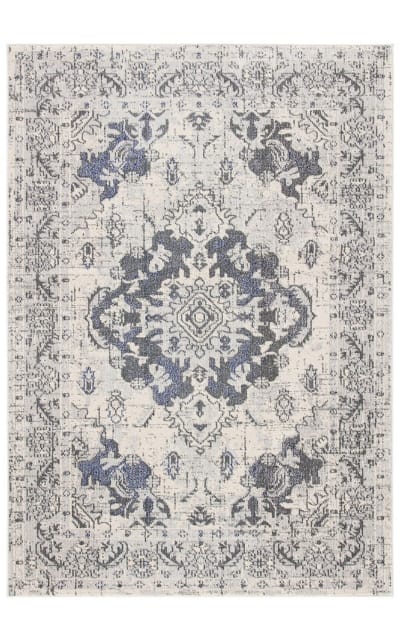 Monaco Mnc243B Ivory - Grey Area Rug