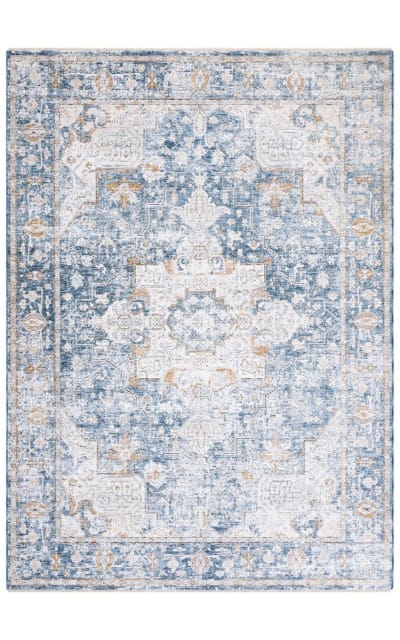 Moondust Mnd662A Ivory - Blue Area Rug