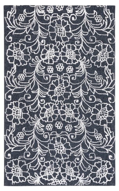 Marbella MRB323Z Black - Ivory Area Rug
