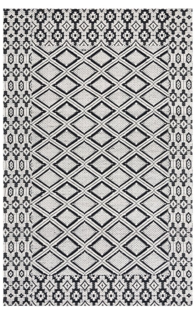 Marbella Mrb951Z Ivory - Black Area Rug
