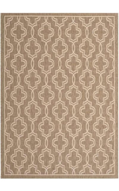 Machine Made MSR4274-242 Brown - Beige Area Rug