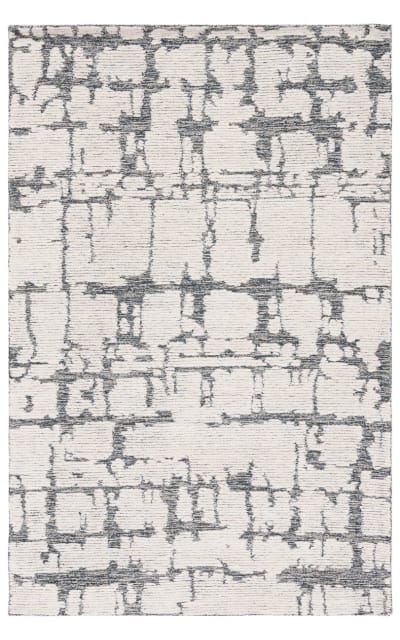 Tufted Msr4533H Charcoal - Ivory Area Rug