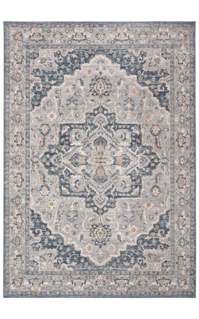 Peak Cosmopolitan Msr684M Cream - Blue Area Rug