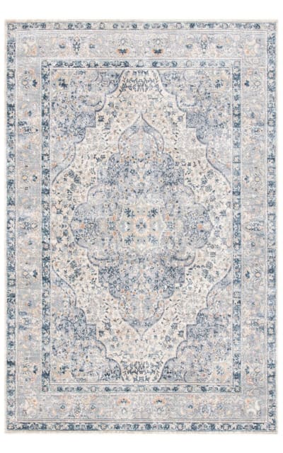 Cosmopolitan Msr693D Cream - Blue Area Rug