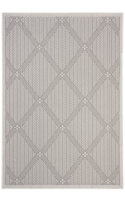 Indoor Outdoor MSRO339H Charcoal - Beige Area Rug