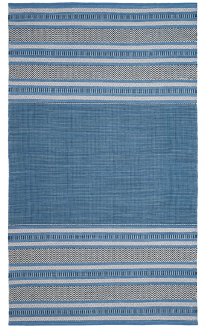 Montauk MTK214A Blue - Grey Area Rug
