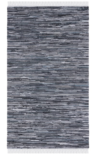 Montauk MTK251F Grey - Black Area Rug