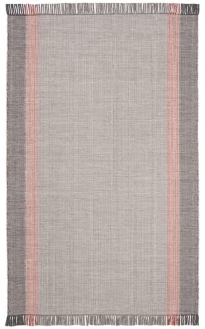 Montauk MTK301P Terracotta - Grey Area Rug