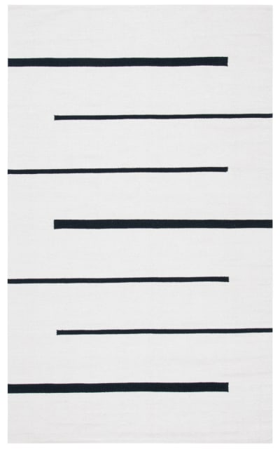 Montauk MTK311A Ivory - Black Area Rug