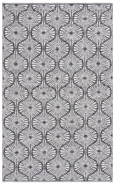 Montauk MTK606A Black - Ivory Area Rug