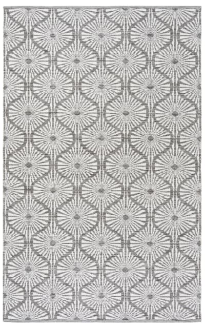 Montauk MTK606J Charcoal - Ivory Area Rug