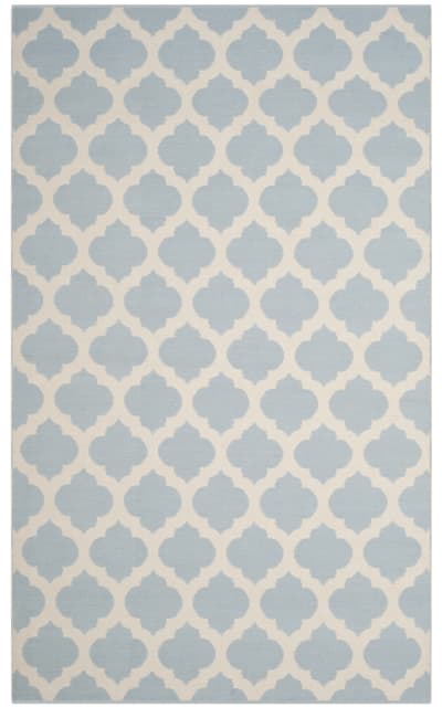Montauk MTK723K Light Blue - Ivory Area Rug
