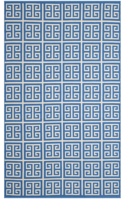 Montauk MTK724C Blue - Ivory Area Rug