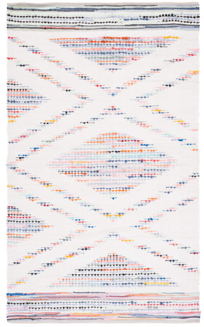 Montauk MTK816A Ivory - Black Area Rug