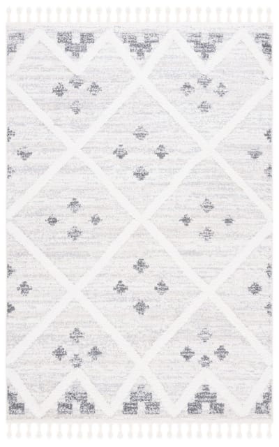 Moroccan Tassel Shag Mts644A Beige - Ivory Area Rug