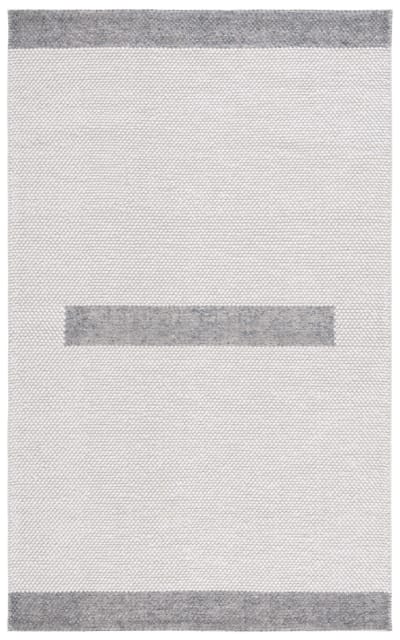 Natura NAT324F Ivory - Dark Grey Area Rug