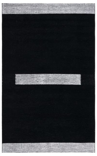Natura NAT324Z Black - Ivory Area Rug