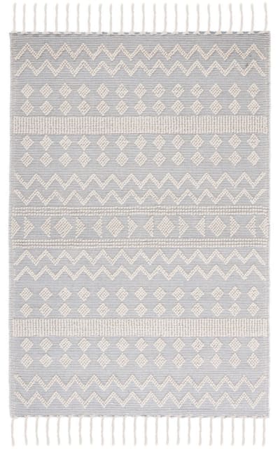Natura Nat342A Ivory - Light Blue Area Rug