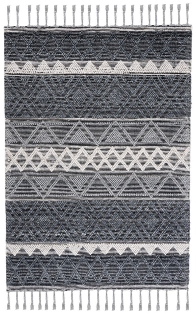 Natura Nat345H Charcoal - Ivory Area Rug