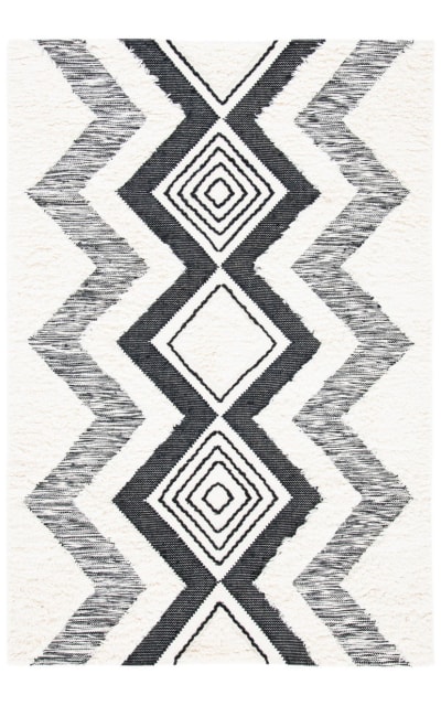 Natura Nat681A Ivory - Black Area Rug