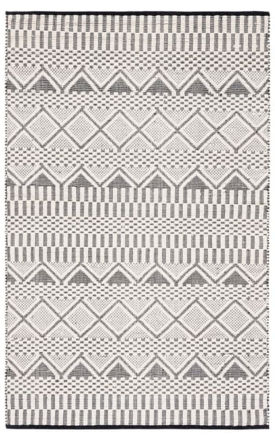 Natura Nat853A Ivory - Black Area Rug