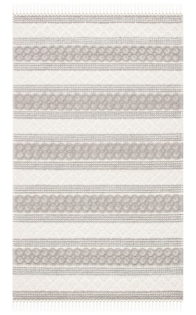 Natura Nat859A Ivory - Grey Area Rug