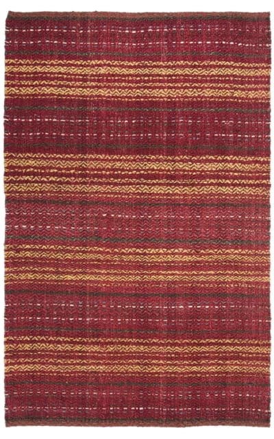 Natural Fiber Nf202Q Red - Gold Area Rug