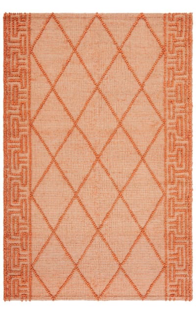 Natural Fiber Nf220P Orange - Natural Area Rug