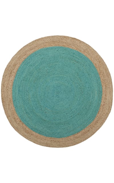 Natural Fiber Nf801E Teal - Natural Area Rug
