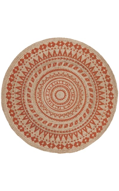 Natural Fiber Nf802B Orange - Natural Area Rug