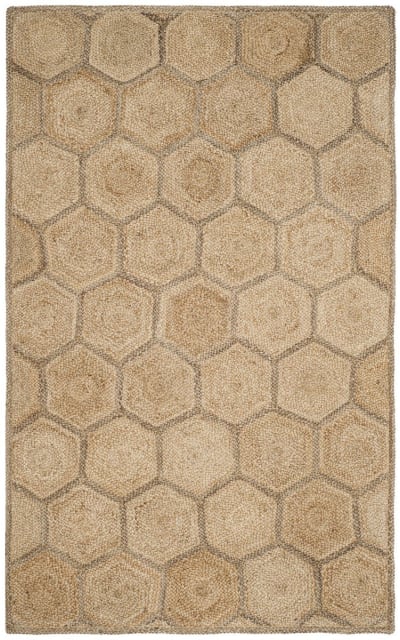 Natural Fiber Nf882B Natural - Grey Area Rug