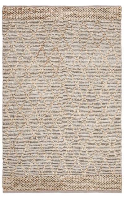 Natural Fiber Nf951G Silver Area Rug