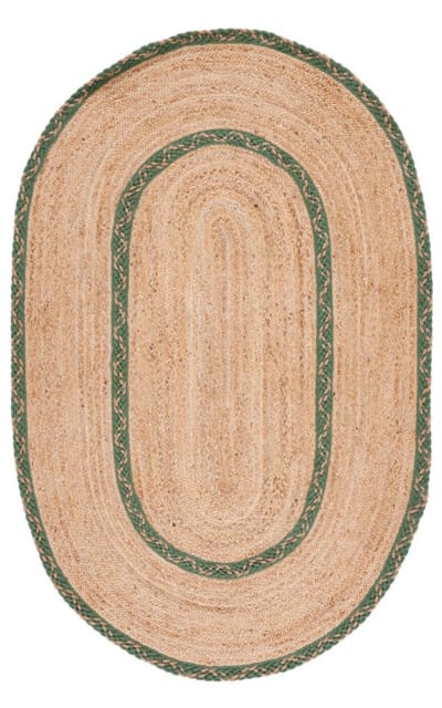 Natural Fiber Nfb260Y Natural - Green Area Rug