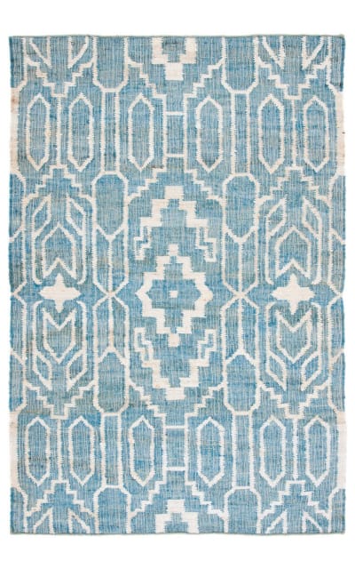 Natural Fiber Nfb750M Blue - Ivory Area Rug
