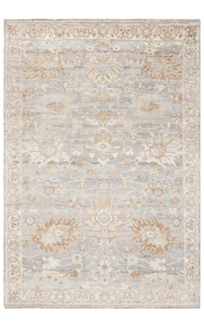Oushak Osh130F Grey - Ivory Area Rug