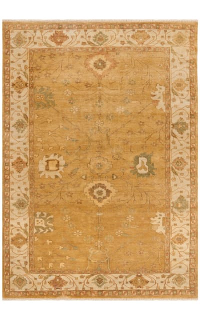 Safavieh Oushak Osh145B Gold - Ivory Area Rug