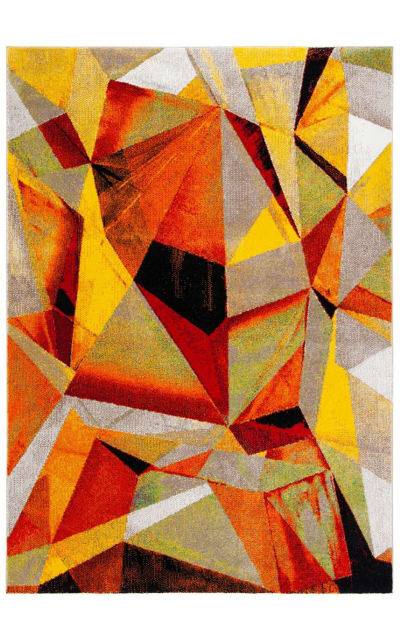Porcello Prl6940P Orange - Red Area Rug