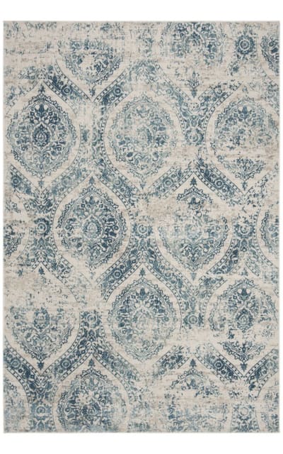 Princeton Prn715M Blue - Beige Area Rug