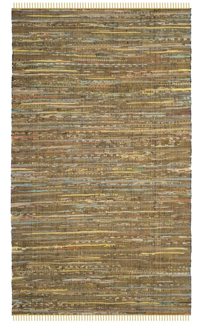 Rag Rug RAR127H Yellow - Multi Area Rug