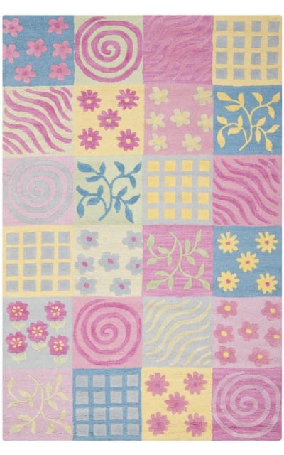 Kids Sfk356A Pink - Multi Area Rug